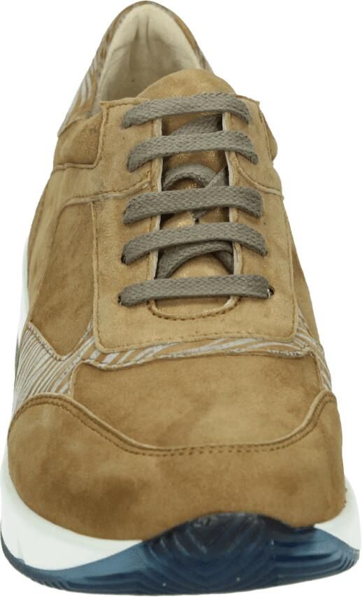 Verhulst 1334~K~~~~~~~~~~~~~~~~~~~~~~~~ Lage sneakers Dames sneakers Cognac - Foto 2