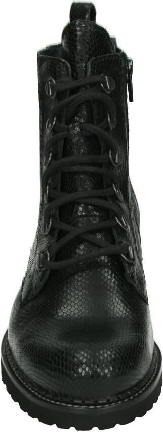 Verhulst 6437A~K~~~~~~~~~~~~~~~~~~~~~~~ Hoge sneakers Veterlaarzen Dames veterschoenen Dames sneakersHalf-hoge schoenen Zwart - Foto 2