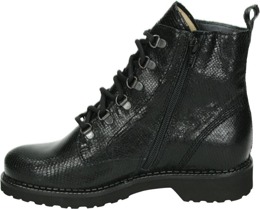Verhulst 6437A~K~~~~~~~~~~~~~~~~~~~~~~~ Hoge sneakers Veterlaarzen Dames veterschoenen Dames sneakersHalf-hoge schoenen Zwart - Foto 4