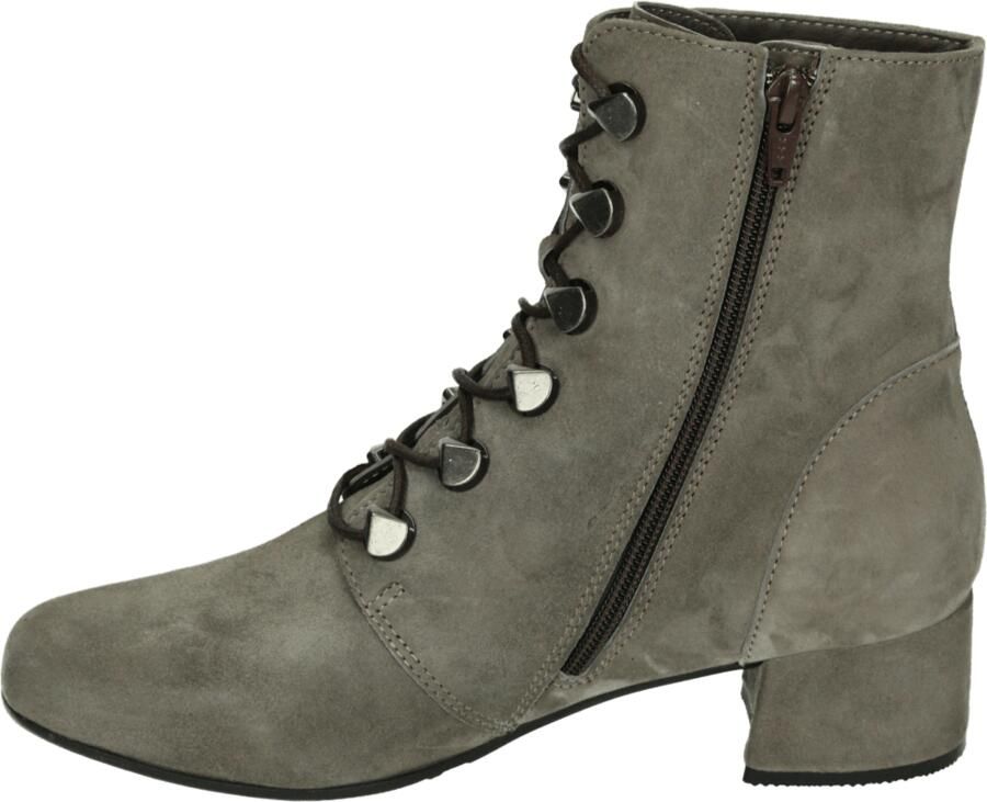 Verhulst 9431~H~~~~~~~~~~~~~~~~~~~~~~~~ Hoge sneakers Veterlaarzen Dames veterschoenen Dames sneakersHalf-hoge schoenen Taupe - Foto 3