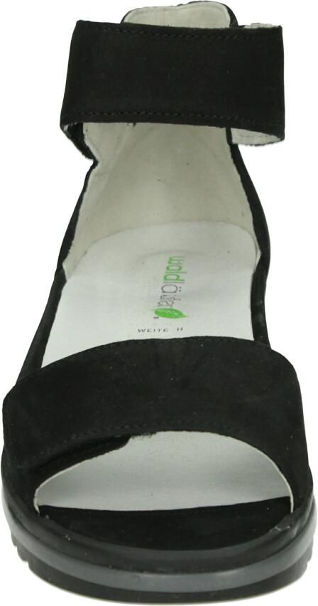 Wäldlaufer Waldlaufer 351005-H-Hakura~~~~~~~~~~~~~~~ Sandalen met hak Dames Sandalen Zwart - Foto 3