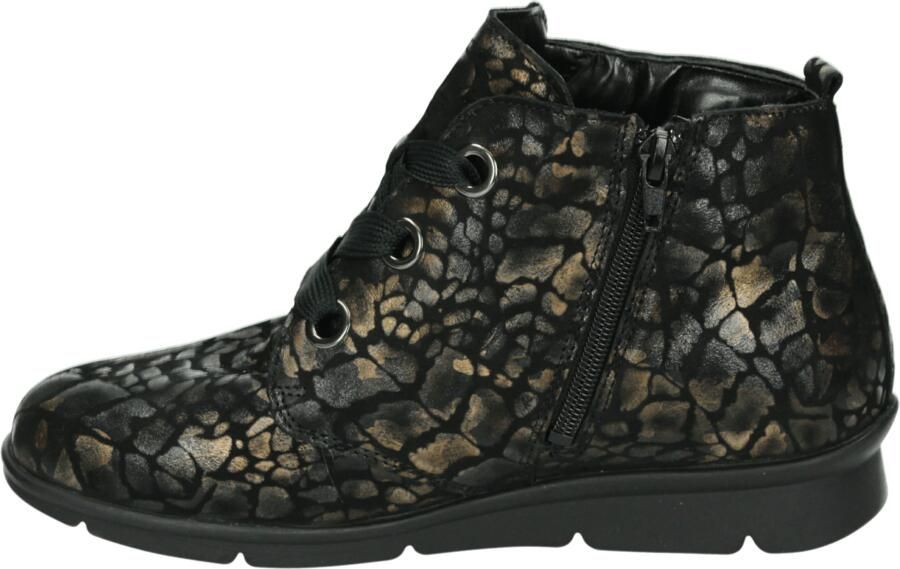 Wäldlaufer Waldlaufer 693801-K-Igna~~~~~~~~~~~~~~~~~ Hoge sneakers Veterlaarzen Dames veterschoenen Dames sneakersHalf-hoge schoenen Zwart - Foto 3