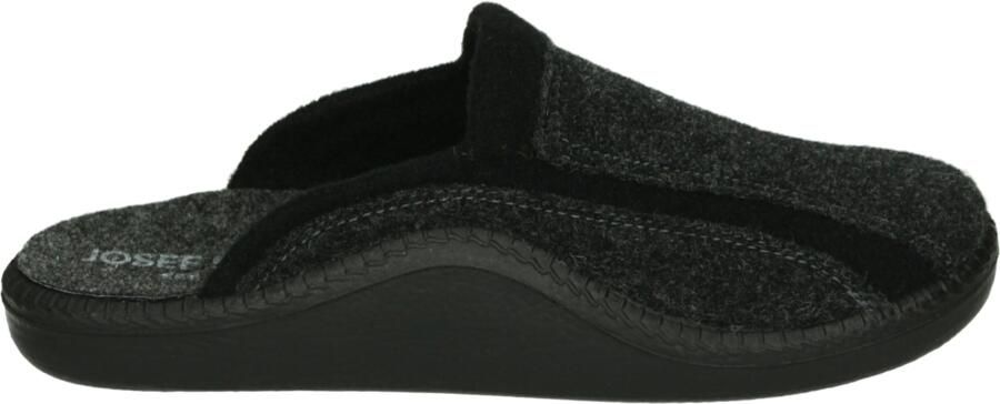 Josef Seibel Monaco H12 Titan Combi Open Pantoffels Grijs Zwart Vilt Heren - Foto 5