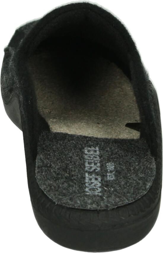 Josef Seibel Monaco H12 Titan Combi Open Pantoffels Grijs Zwart Vilt Heren - Foto 4