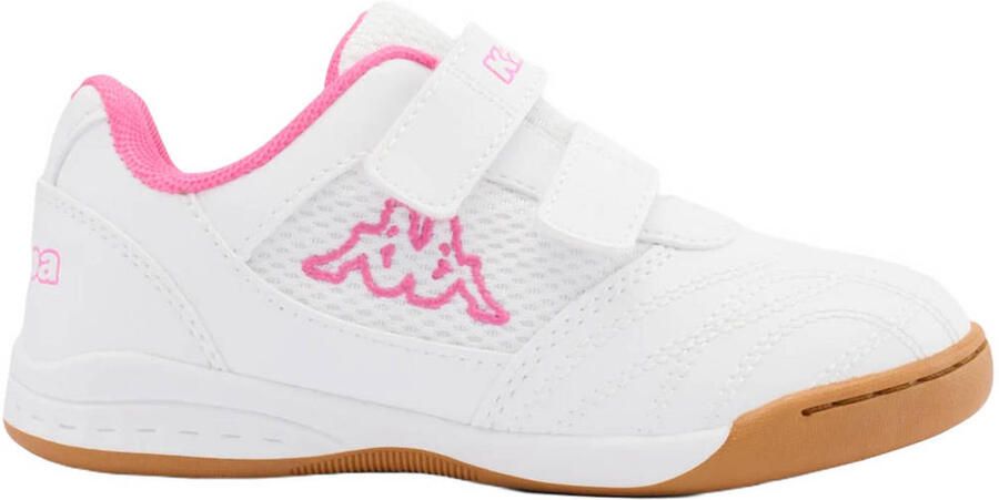 Kappa imitatieleren sneakers wit roze
