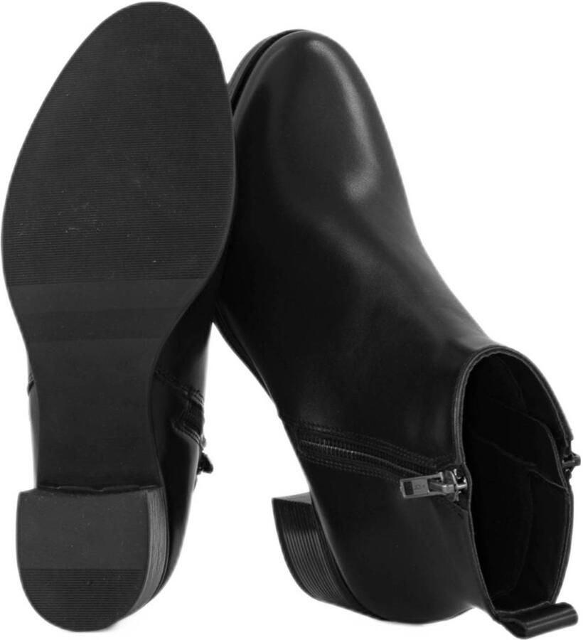 5th Avenue leren enkellaarzen zwart