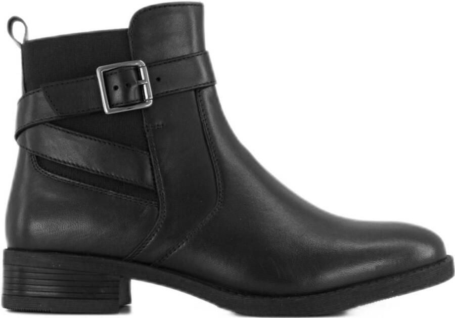 5th Avenue leren enkellaarzen zwart