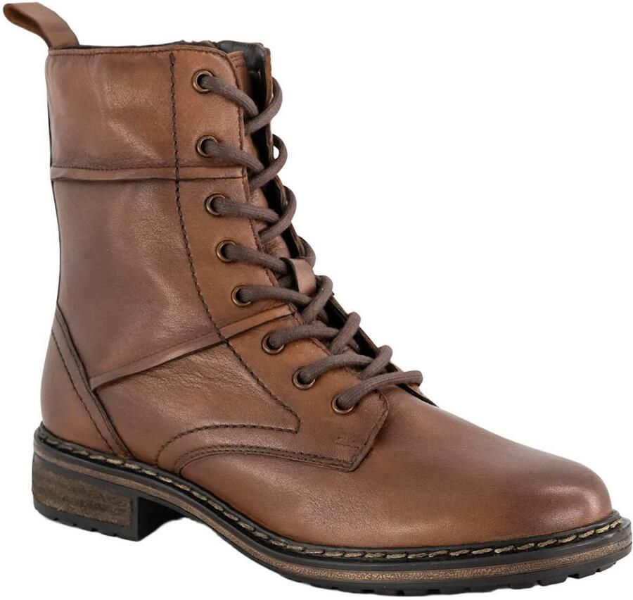 5th Avenue leren veterboots bruin - Foto 2