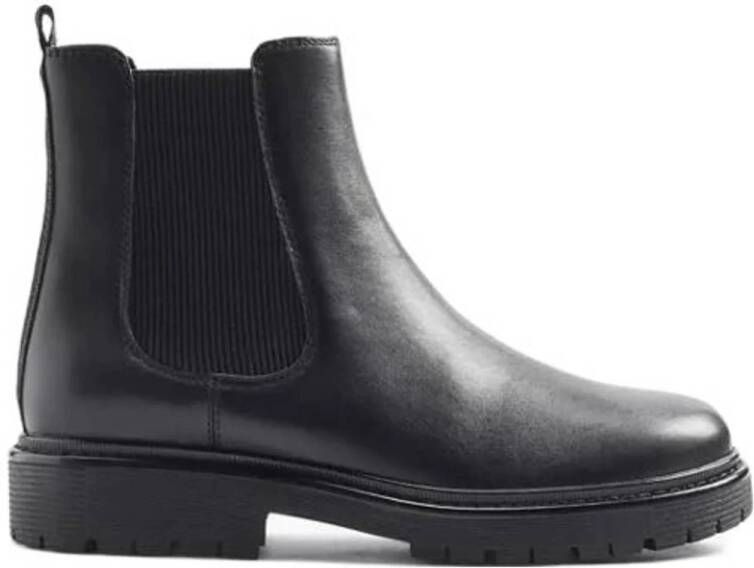 5th Avenue leren chelsea boots zwart