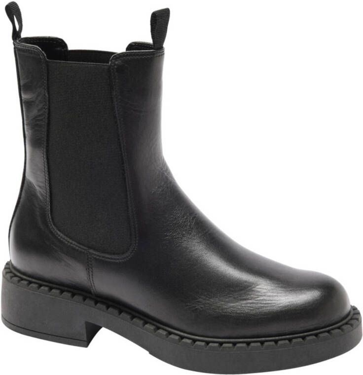 5th avenue Zwarte leren chelsea boot