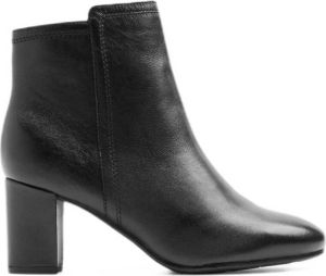 5th Avenue leren enkellaarzen zwart