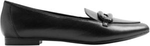 5th Avenue Zwarte leren loafer sierketting