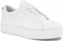 5th avenue Witte leren platform sneaker - Thumbnail 1