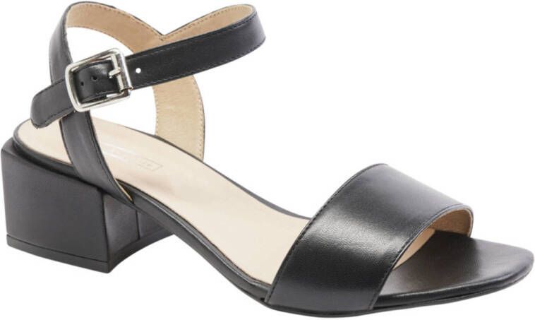 5th Avenue leren sandalettes zwart