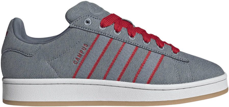 Adidas Originals Campus 00s denim sneakers blauw rood
