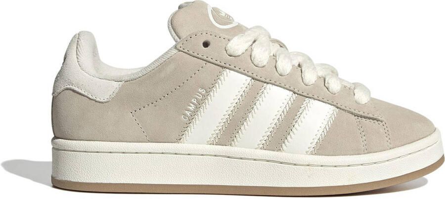 Adidas Campus Sneakers Dames Wit 2 3 Mesh Synthetisch
