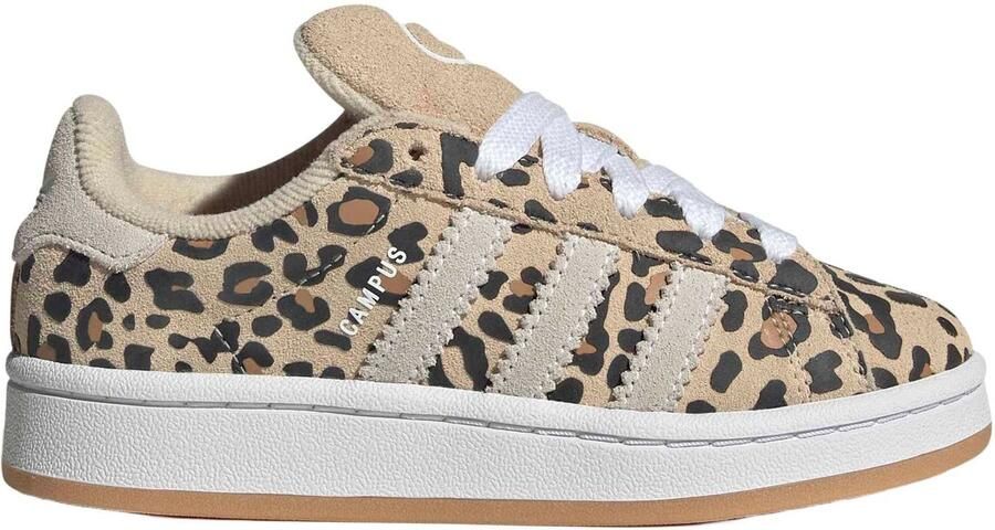 Adidas Originals CAMPUS 00s suède sneakers beige panterprint Meerkleurig