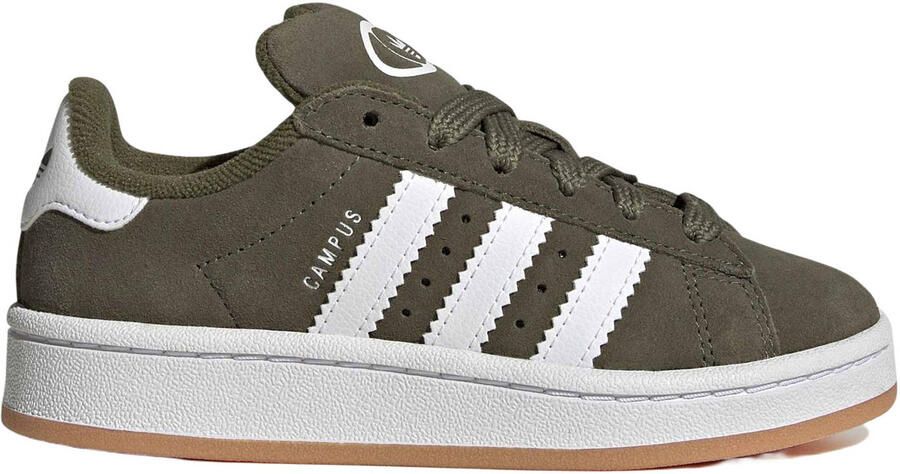 Adidas Originals CAMPUS 00s suède sneakers olijfgroen wit