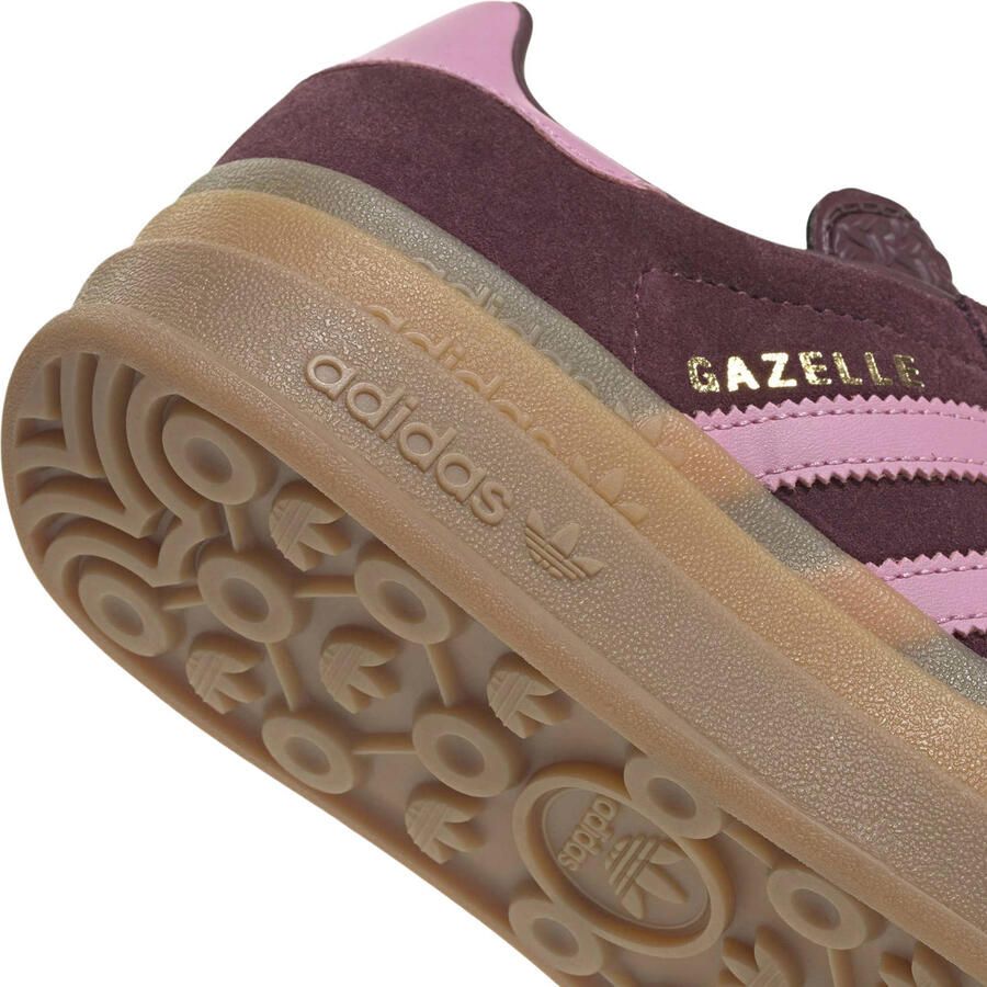 Adidas Originals Gazelle Bold leren sneakers bruin roze - Foto 2