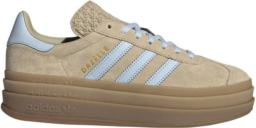 Adidas Originals Gazelle Bold sneakers beige lichtblauw
