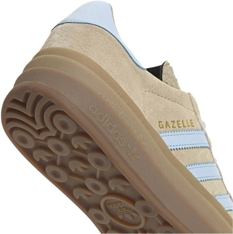 Adidas Originals Gazelle Bold sneakers beige lichtblauw - Foto 2