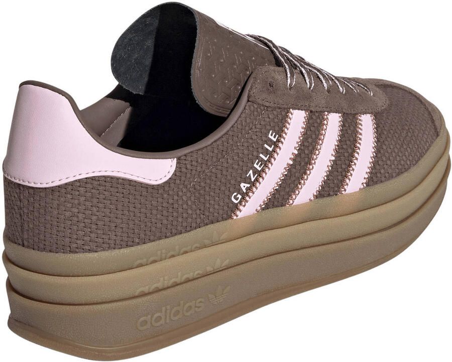 Adidas Originals Gazelle Bold sneakers bruin roze - Foto 2