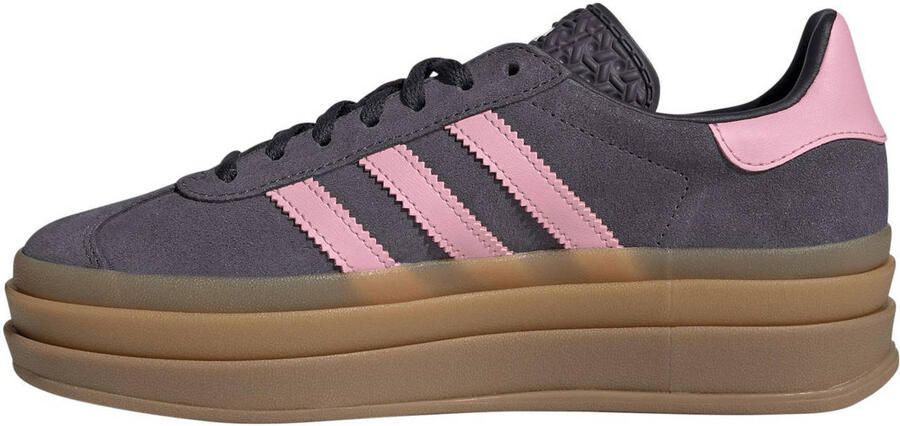 Adidas Originals Gazelle Bold sneakers donkerbruin roze - Foto 3