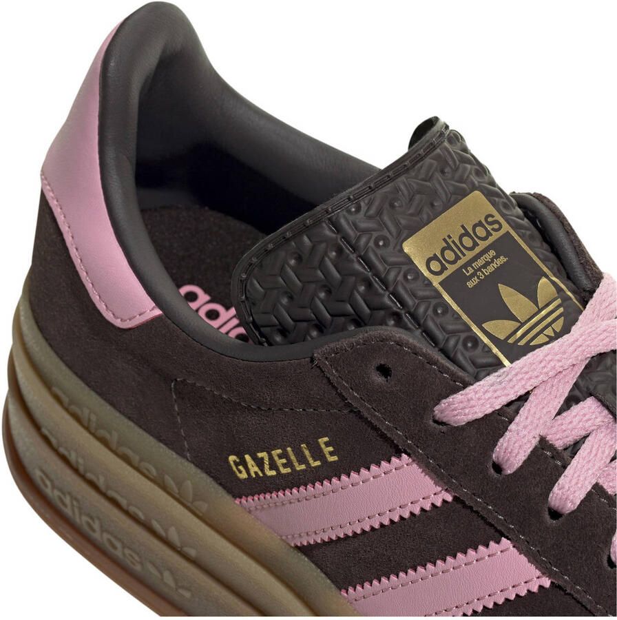ADIDAS ORIGINALS Sneakers laag 'GAZELLE BOLD' chocoladebruin goud rosa - Foto 2