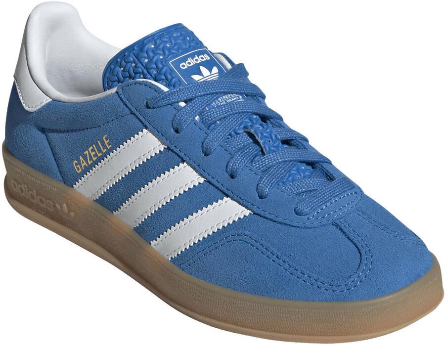 Adidas Originals Gazelle Indoor sneakers blauw wit - Foto 3