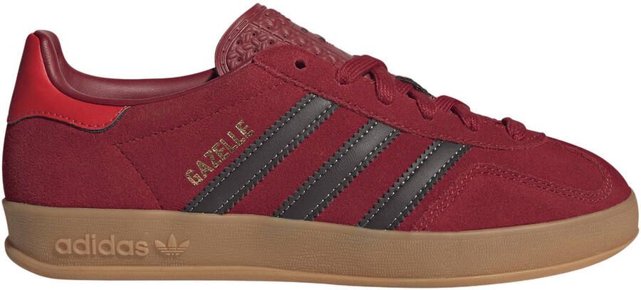 Adidas Originals Gazelle Indoor sneakers donkerrood zwart