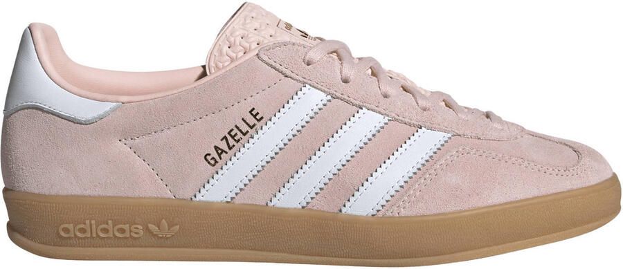 Adidas Originals Gazelle Indoor Sandy Pink Cloud White Gum- Sandy Pink Cloud White Gum