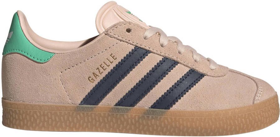 ADIDAS ORIGINALS Sneakers 'GAZELLE' donkerblauw goud lichtgroen rosé