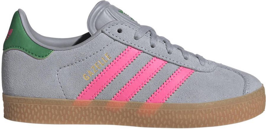 ADIDAS ORIGINALS Sneakers 'Gazelle' zilvergrijs donkergroen lichtroze