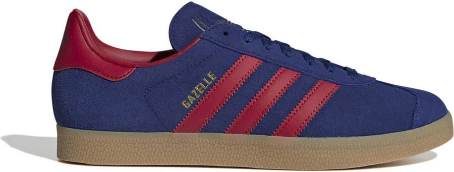 Adidas Gazelle Schoenen Blauw Maat: 47 1 3 Leer Foot Locker