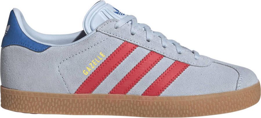 ADIDAS ORIGINALS Sneakers 'GAZELLE' blauw pastelblauw rood