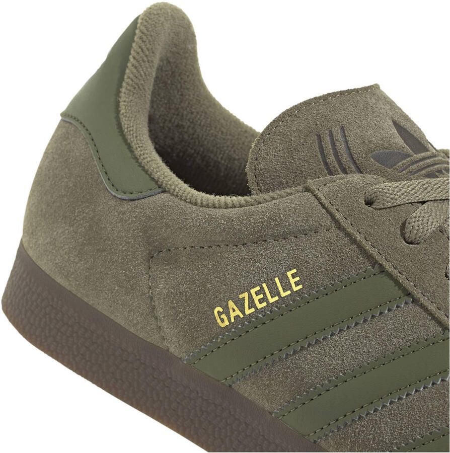 Adidas Originals Gazelle sneakers olijfgroen