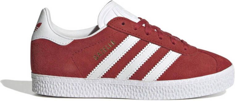 Adidas Originals Gazelle sneakers rood wit