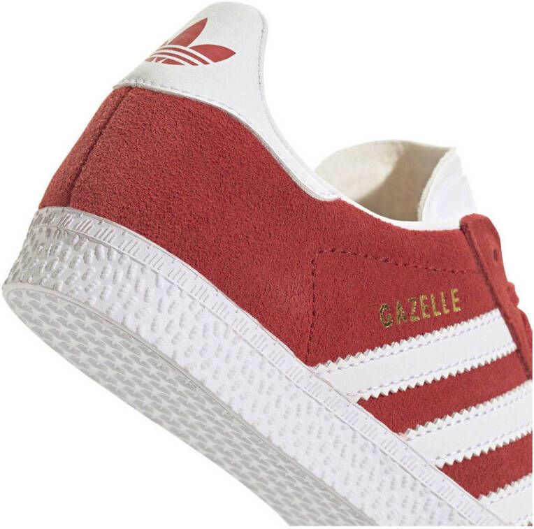Adidas Originals Gazelle sneakers rood wit