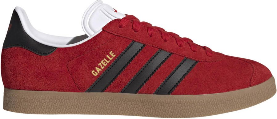 Adidas Originals Gazelle sneakers rood zwart
