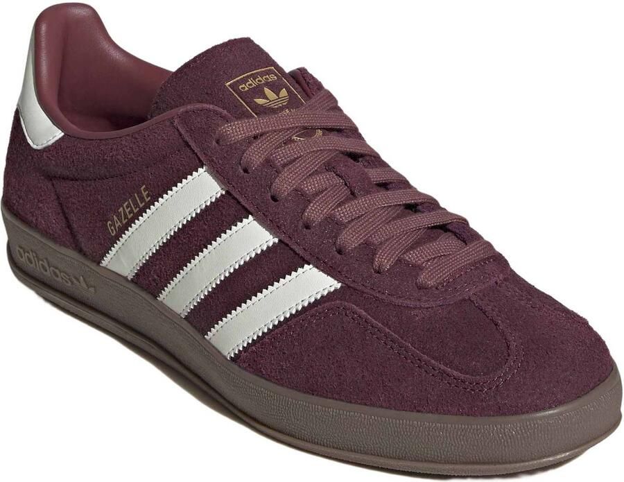 Adidas Originals Gazelle suède sneakers donkerrood wit - Foto 2