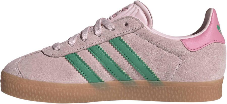 Adidas Originals Gazelle suède sneakers roze groen - Foto 3