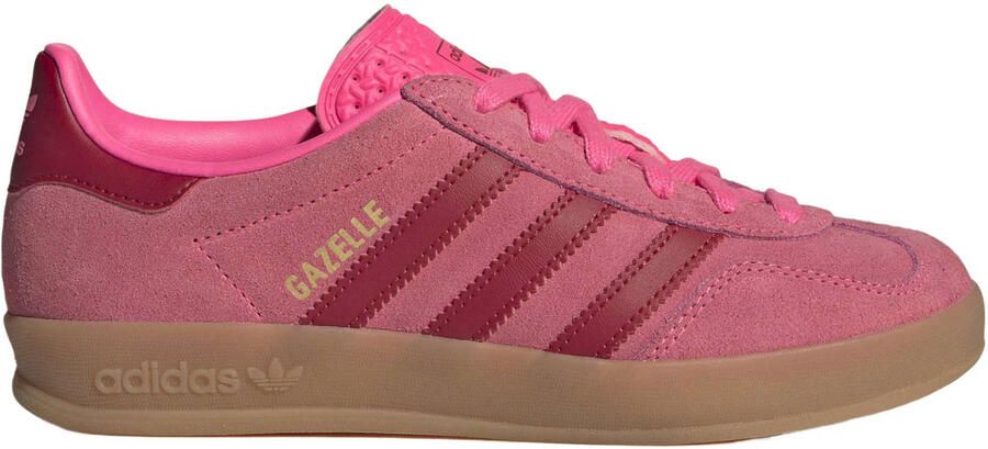 Adidas Originals Gazelle suède sneakers roze rood