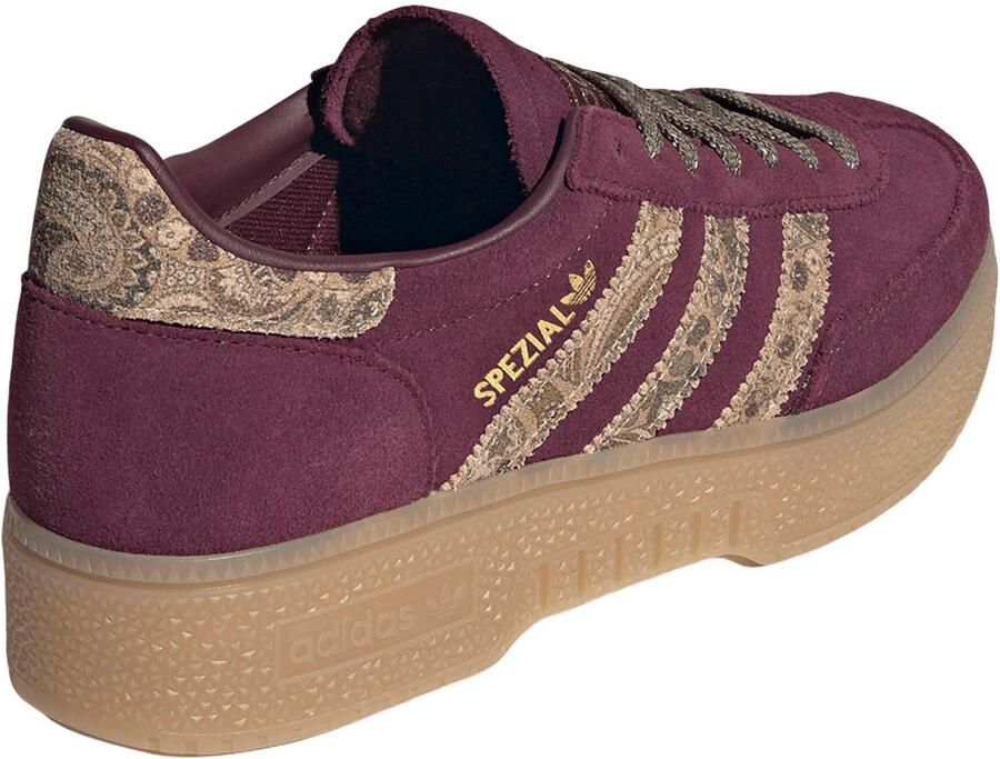 Adidas Originals Handball Spezial Bold suède sneakers donkerrood zand - Foto 2