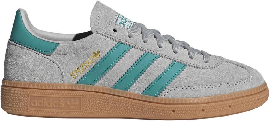Adidas Originals Handball Spezial suède sneakers lichtgrijs groen