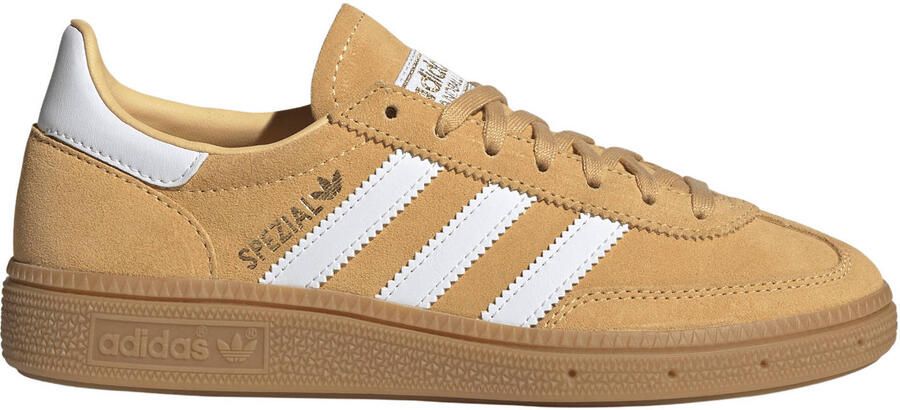 Adidas Originals Handball Spezial suède sneakers lichtoranje wit