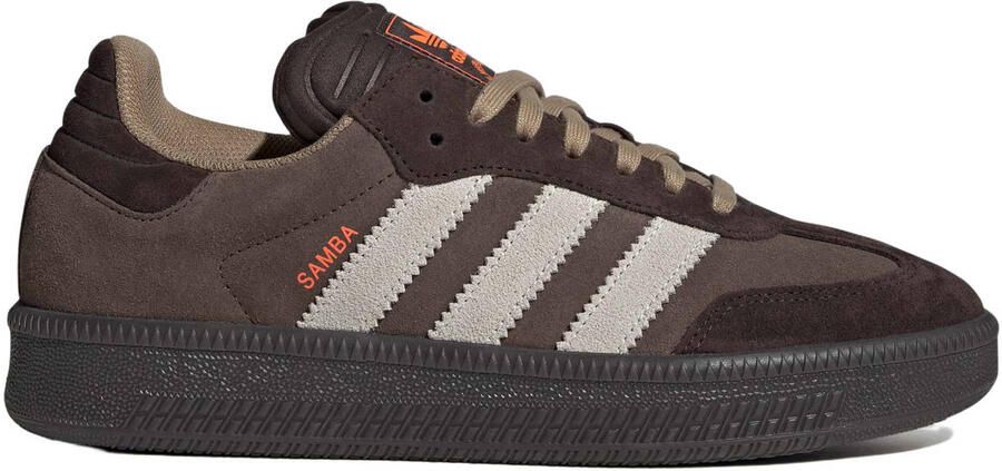 Adidas Originals Samba leren sneakers bruin lichtgrijs