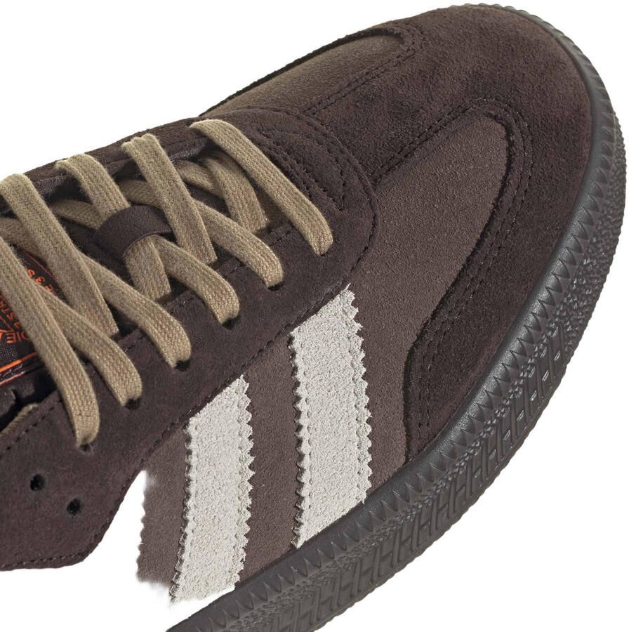 Adidas Originals Samba leren sneakers bruin lichtgrijs - Foto 3