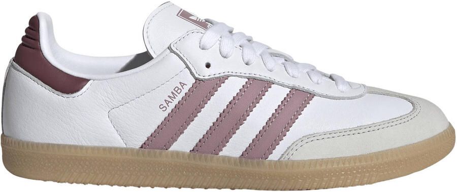 Adidas Originals Samba leren sneakers wit oudroze