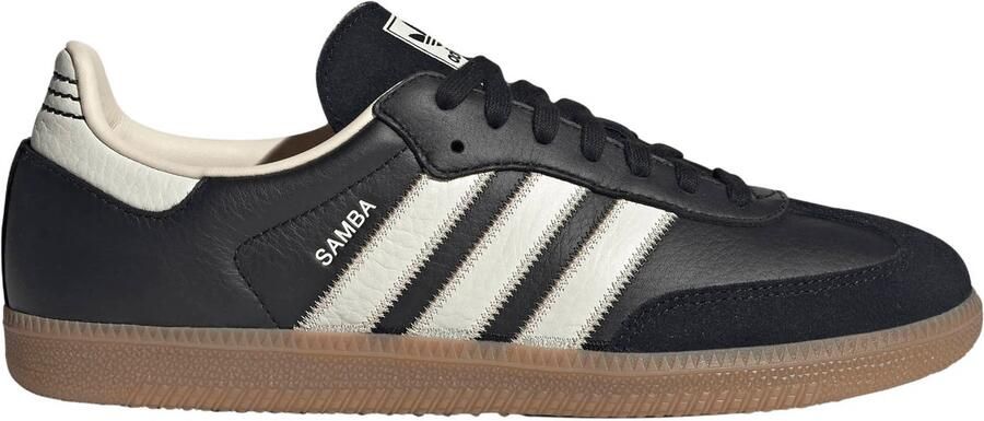 Adidas Originals Samba leren sneakers zwart zand