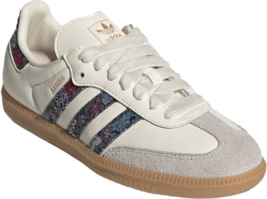 Adidas Originals Samba OG leren gebloemde sneakers ecru blauw Leer - Foto 2